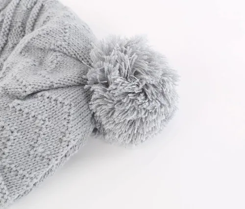 Vista 5 de Connectyle - Gorro de invierno con forro polar para niños y niñas