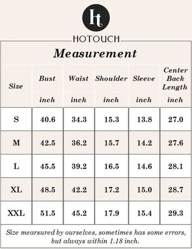 Vista 7 de HOTOUCH Camisas básicas con botones para mujer, manga 34, elásticas, con botones, camisa de vestir ajustada para camarera
