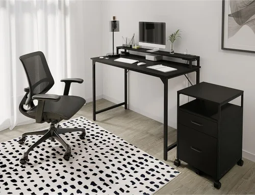 Vista 2 de WorkPro 1000 Series silla de malla negra