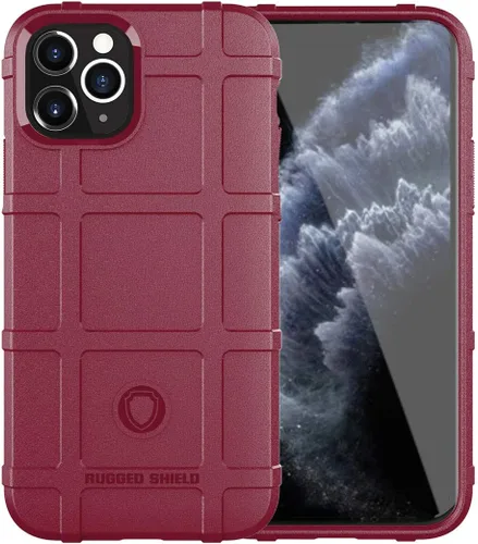 Vista 20 de Funda protectora táctica para iPhone 11 (serie Rugged Shield), TPU gruesa y sólida, funda protectora táctica para iPhone 11 (6.1 pulgadas), arcilla