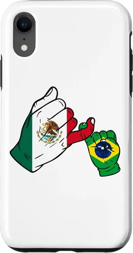 Vista 8 de Funda para iPhone 15 Familia México Brasil para padres e hijos