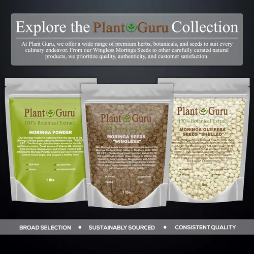 Vista 8 de Moringa Seeds sin alas, 16 onzas / 1 libra, variedad PKM1, aperitivos comestibles, plantación, Moringa Oleifera, Malunggay, Semillas de Moringa