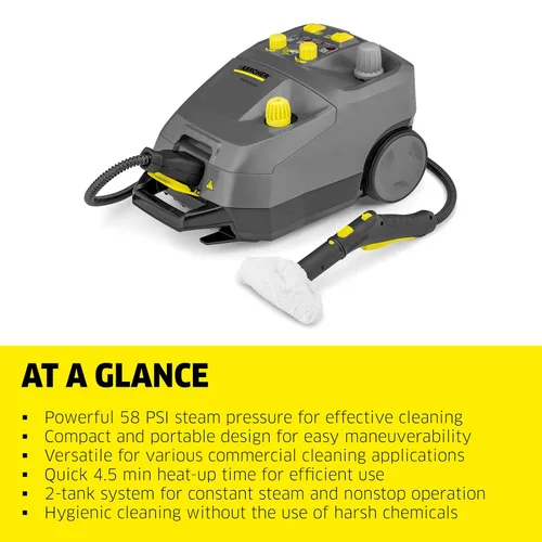 Vista 7 de Limpiador de vapor comercial Kärcher - SG 4/4 - Limpiador de vapor multiusos con control de vapor variable, función VapoHydro - Boquillas