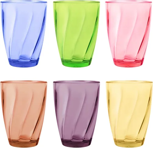 Vista 17 de Topsky Vasos de plástico reutilizables, a prueba de roturas, vasos de plástico irrompibles, vasos de vino acrílicos para bebidas en el hogar, picnic