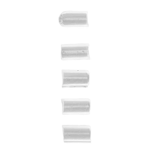 Vista 8 de 2 bolsas U Tip Clear Granule Beads Extensions Bonding or Rebond, paquete de pegamento de fusión en forma de uñas, extensión de cabello blanco