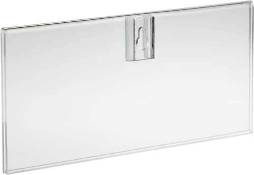 Vista 7 de Stockroom Plus Marco de acrílico transparente para licencia de negocios, duradero y cosmetológico, soporte adhesivo en pared y vitrina de permisos