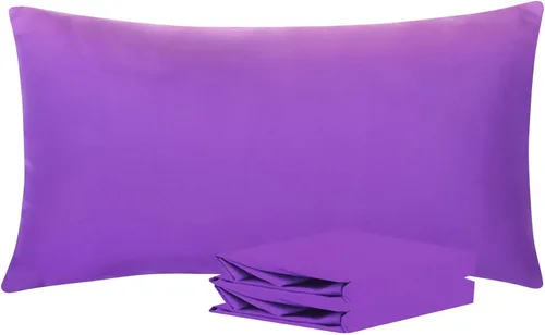 Vista 63 de NTBAY Juego de fundas de almohada estándar, paquete de 2 fundas de almohada de microfibra cepillada de 20 x 26 pulgadas, suaves, sin arrugas Aqua