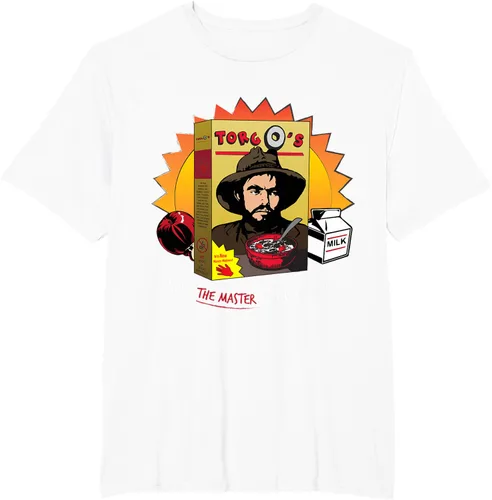 Vista 13 de Torgo Camiseta de película de culto de cereales, Negro, S
