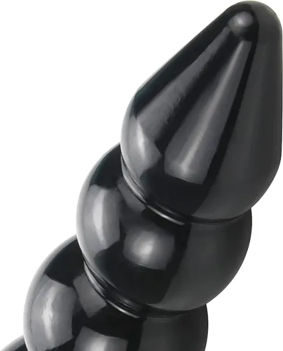 Vista 6 de Cuentas anales superlargos y gruesos, tapones anales, con ventosa fuerte, tapón sexual para masaje de próstata, consolador anal, juguete anal