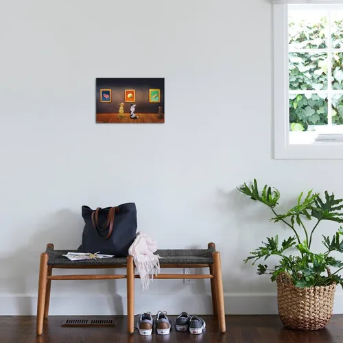Vista 10 de Trends International Lucia Heffernan Art - Póster de pared de museo del perro, 22.375 x 34 pulgadas, versión enmarcada en negro Versión con marco