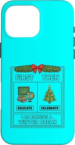 Vista 19 de Literary Teacher First Then Educate Celebrate I Am Earning Case for iPhone 17