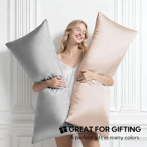 Vista 73 de MR&HM - Funda de almohada de satén