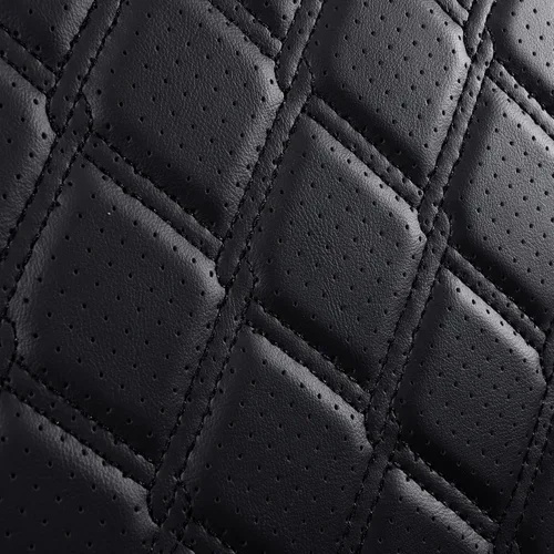 Vista 8 de Huidasource Fundas de asientos de automóvil para Grand Cherokee, 2 piezas de cobertura completa de cuero personalizada, funda de cojín de asiento