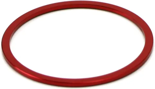 Vista 8 de iJDMTOY Anillo de aluminio rojo para decoración de salpicadero interior de reloj analógico compatible con Mercedes W205 Clase C W213 Clase E X205