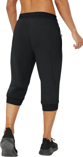 Vista 2 de MAGNIVIT Pantalones capri 34 para hombre, pantalones capri para entrenamiento, gimnasio, debajo de la rodilla, pantalones cortos con cremallera