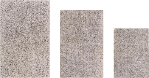 Vista 5 de Better Trends Micro Collection - Tapetes de baño, alfombra suave, alfombra de felpa absorbente, alfombra de baño 100% poliéster para suelo de baño