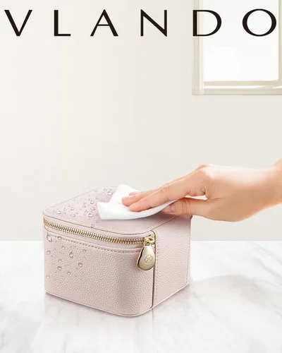 Vista 6 de Vlando Regalos para profesores, joyero con 6 bolsas de terciopelo para joyas, almacenamiento de joyas de viaje para mujeres y niñas, organizador