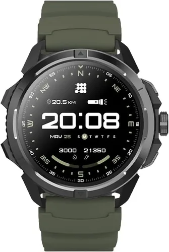 Vista 13 de Reloj inteligente resistente Cubitt Terra con GPS de doble banda, pantalla AMOLED de 1.48”, mapas sin conexión, VITA AI, entrenador AI, puntaje