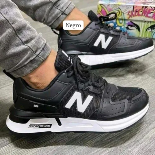 Vista 5 de Tenis NB008 999 Caballero + medias