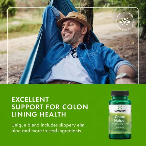 Vista 6 de Swanson Colon Helper - Suplemento digestivo herbario para adultos que buscan eliminaciones saludables con Goldenseal, olmo resbaladizo y aloe