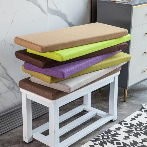 Vista 6 de Cojín de banco suave, cojín de asiento de silla largo de tamaño personalizado, cojín de asiento de muebles de interior personalizado, cojín