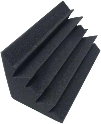 Vista 4 de paneles de espuma Mini Trampas Para Graves De Esquina, Espuma De Estudio, Panel De Absorción De Sonido, Tratamiento Acústico, 4.7x4.7x9.4 in