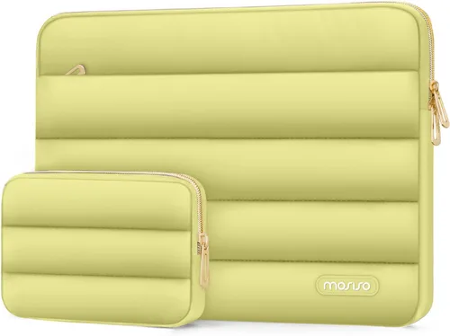 Vista 24 de MOSISO Funda para laptop de 13.3 pulgadas, 13-13.3 pulgadas funda de Marrón
