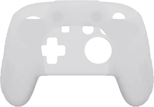 Vista 2 de playvital Samurai Edition - Funda protectora ergonómica de silicona para Nintendo Switch Pro, suave y antideslizante, protector de agarre