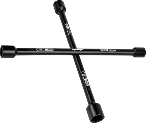 Vista 7 de EPAuto, llave de tubo universal de alta resistencia de 14 pulgadas, cruzada, de 4 vías, negra