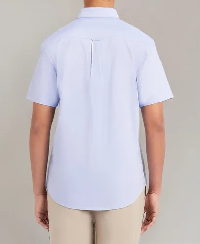 Vista 3 de Nautica - Camisa de botones Oxford de manga corta para uniforme de hombre joven