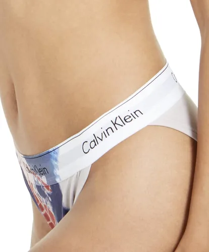 Vista 2 de Calvin Klein Ropa interior moderna de algodón teñido anudado para mujer QF6059