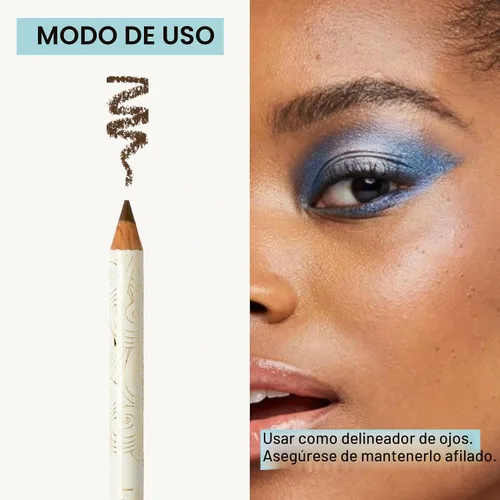 Vista 9 de Pacifica Lápiz delineador de ojos impermeable – Forro marrón con flecos de larga duración, a prueba de manchas, delineador de ojos, maquillaje