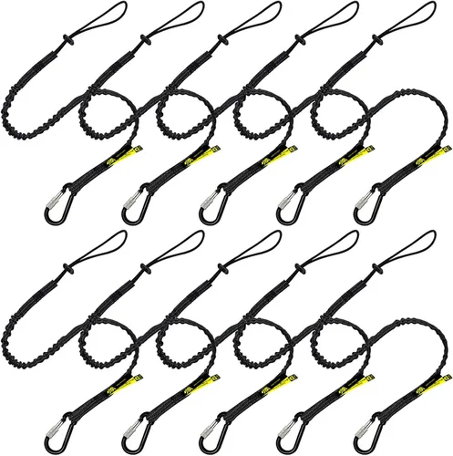 Vista 9 de BearTOOLS 0921S - Cordón para herramientas con conector único y extremo de bucle ajustable, longitud estándar, límite de peso máximo de 17.6