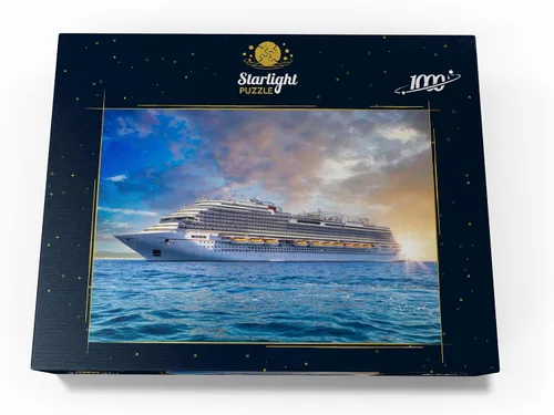 Vista 4 de MyPuzzle Cruise Ship in The Caribbean - Rompecabezas prémium de 1000 piezas para adultos
