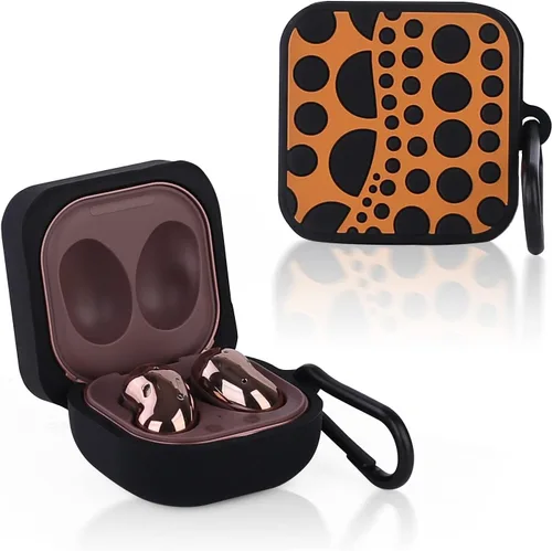 Vista 6 de Funda de silicona para Samsung Galaxy Buds FE (2023) / Buds2 Pro (2022) / Buds 2 (2021) / Buds Pro (2021) / Buds Live (2020) auriculares con bonito