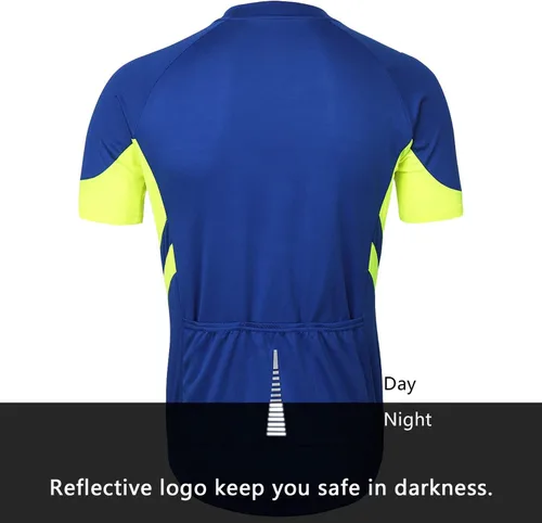 Vista 30 de ARSUXEO Camiseta de ciclismo de manga corta para hombre 636