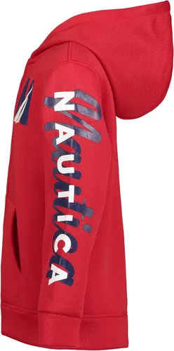 Vista 3 de Nautica Sudadera con capucha de forro polar de manga larga para niño