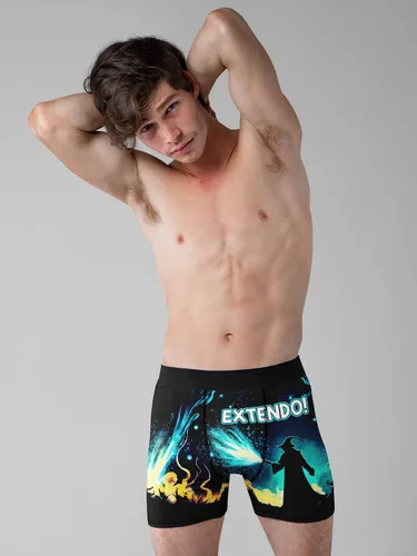 Vista 3 de Random Stock Apparel Calzoncillos tipo bóxer divertidos para hombre, ropa interior Blast Zone, regalo divertido