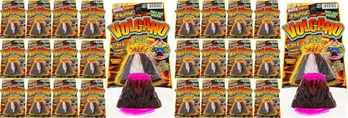 Vista 8 de 2Chill Pequeño juguete de volcán eruptivo (paquete de 12) Kit de ciencia de volcán para niños, juguete educativo STEM, juego de experimentos