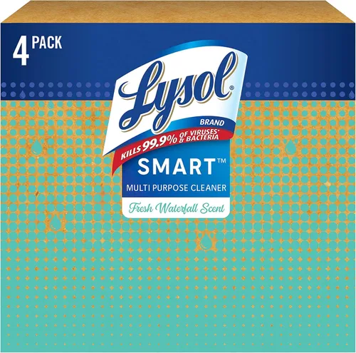 Vista 2 de Lysol Cartuchos de recarga inteligentes, 4 x 0.195 onzas líquidas (0.2 fl oz) (paquete de 4) cascada fresca