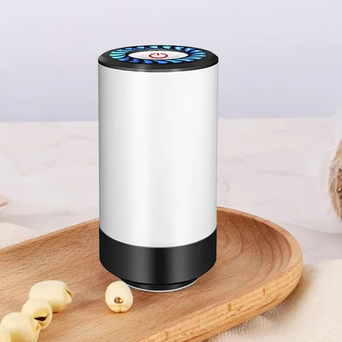 Vista 2 de Empaquetadora al vacío de alimentos de mano recargable por USB, sellador eléctrico ligero para natación, senderismo, necesidades de almacenamiento