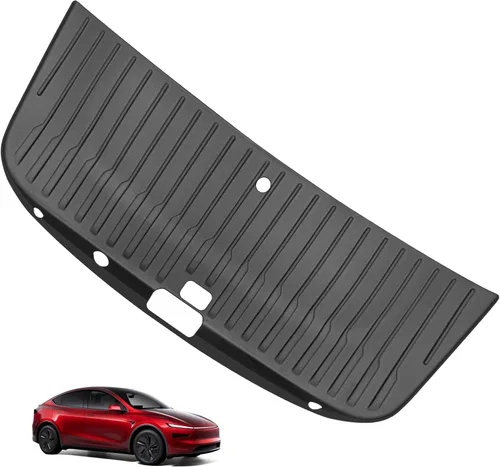 Vista 7 de Alfombrilla de maletero para Tesla Model 3 2026, protector de maletero de TPE duradero para todo tipo de clima, forro de carga trasero impermeable