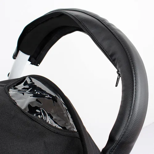 Vista 4 de Funda para manija de cochecito, funda de mango, barra de agarre, reemplazo, compatible con BBZ Yoya Reposabrazos de cochecito Accesorios de barra