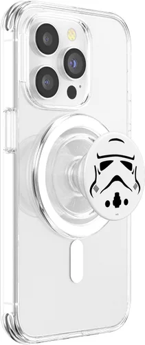 Vista 3 de Star Wars Storm Trooper - Plantilla para casco PopSockets MagSafe PopGrip para iPhone