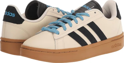 Vista 7 de adidas Grand Court Alpha Tenis para hombre Cloud White-Pulse Blue-almost Yellow