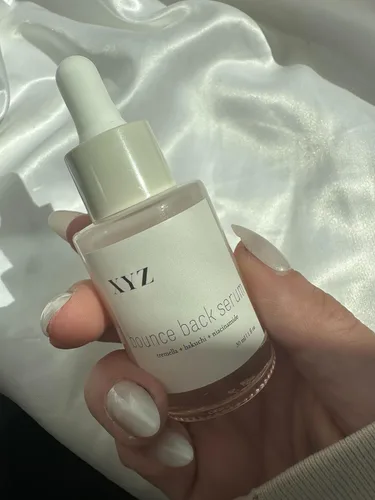 Vista 7 de Suero facial Bounce Back con Bakuchiol alternativo al retinol – Calma, hidrata e ilumina la piel con Bakuchiol, hongo tremella y niacinamida – 1 fl