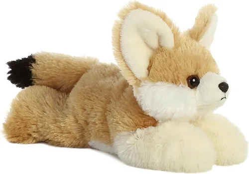 Vista 104 de Aurora® Adorable Mini Flopsie™ Mei Mei™ Animal de peluche, facilidad juguetona, compañeros atemporales, color blanco, 8 pulgadas