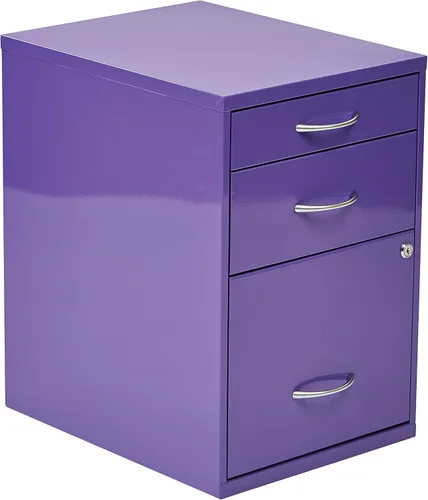 Vista 5 de Gabinete para almacenamiento de lápices/plumas de 22", Metal, Rosado