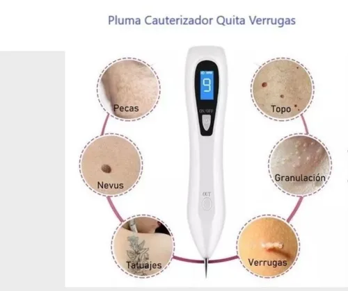 Vista 3 de Pluma Quita Verrugas Pecas Manchas Recargable.