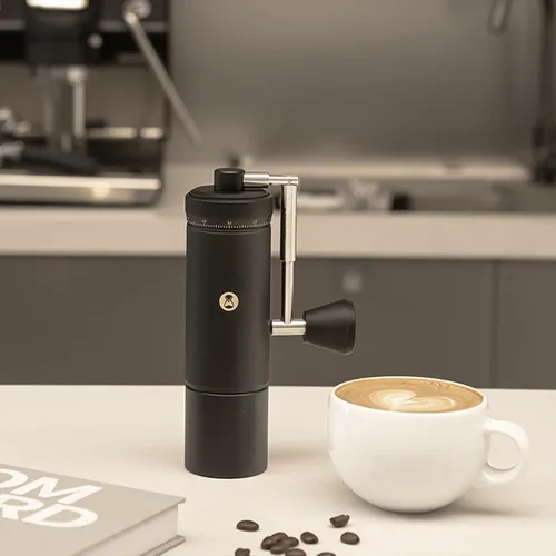 Vista 2 de TIMEMORE S3 Molinillo de Café Manual con Ajuste Externo y Rebaba Patentada de Acero Inoxidable, Molinillo de Café Manual de Alta Precisión Premium